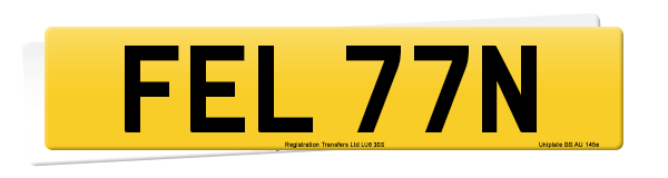 Registration number FEL 77N